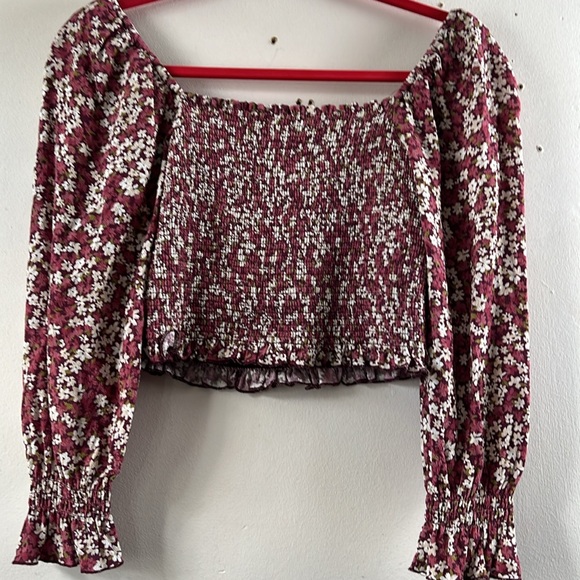 Sunday Best Floral Smocked Off-Shoulder Top - Picture 5 of 8